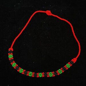 Chocker in Red, Green & Black (New)